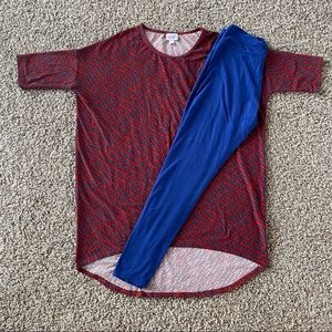 Lularoe XS  leggings material Irma and OS leggings